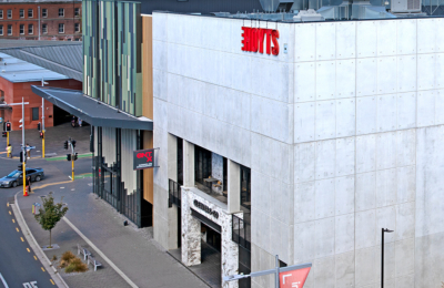 Hoyts EntX Building Aerial View